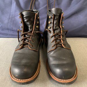 Red Wing Blacksmith Boots (Black Prairie - US Size 9)